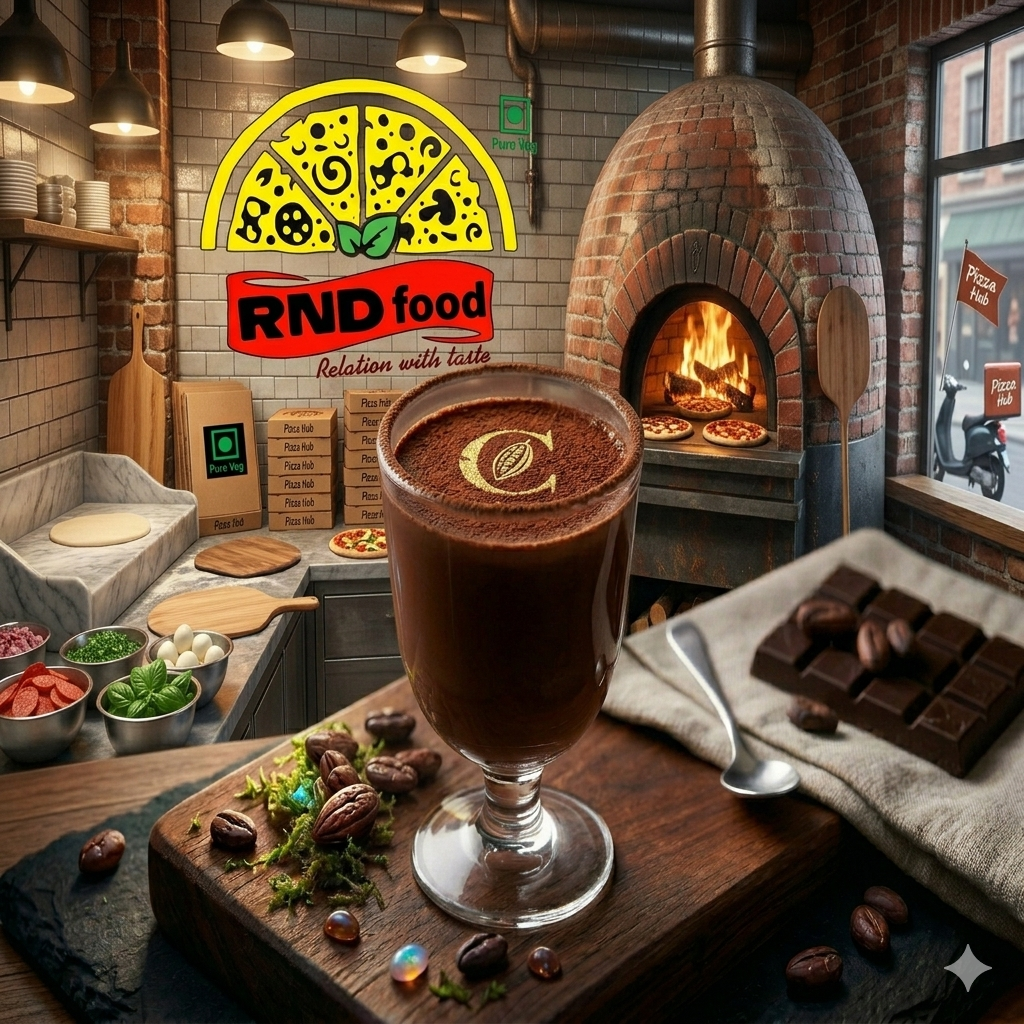 Premium Dark Chocolate Cold Cocoa Small Glass Rs.30